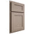 Shiloh Cabinetry Partial Overlay Hanover White Oak Rift Cut Whitewash Door
