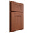 Shiloh Cabinetry Partial Overlay Hartford Alder Plain Cut Sierra Door