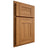 Shiloh Cabinetry Partial Overlay Hartford Hickory Plain Cut Medium Door
