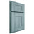 Shiloh Cabinetry Partial Overlay Hartford Hickory Plain Cut Sky Door