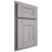 Shiloh Cabinetry Partial Overlay Hartford Hickory Plain Cut Stratus Door