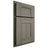 Shiloh Cabinetry Partial Overlay Hartford Hickory Plain Cut Thyme Door