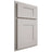 Shiloh Cabinetry Partial Overlay Hartford Paintable Amazing Gray Door