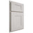 Shiloh Cabinetry Partial Overlay Hartford Paintable Beige Door