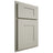 Shiloh Cabinetry Partial Overlay Hartford Paintable Clary Sage Door