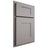 Shiloh Cabinetry Partial Overlay Hartford Paintable Dovetail Gray Door