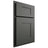 Shiloh Cabinetry Partial Overlay Hartford Paintable Pewter Green Door