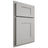 Shiloh Cabinetry Partial Overlay Hartford Paintable Unusual Gray Door