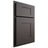 Shiloh Cabinetry Partial Overlay Hartford Paintable Urbane Bronze Door