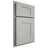 Shiloh Cabinetry Partial Overlay Hartford Poplar Plain Cut Stratus Door
