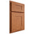 Shiloh Cabinetry Partial Overlay Hartford Red Oak Plain Cut Harvest Door