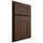 Shiloh Cabinetry Partial Overlay Hartford White Oak Plain Cut Braun Door