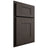 Shiloh Cabinetry Partial Overlay Hartford White Oak Plain Cut Creekside Door