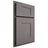 Shiloh Cabinetry Partial Overlay Hartford White Oak Plain Cut Flagstone Door