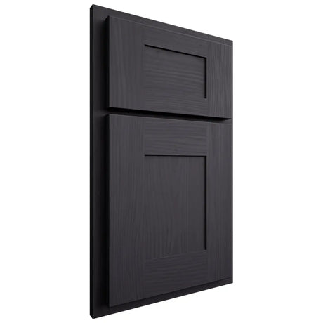 Shiloh Cabinetry Partial Overlay Hartford White Oak Plain Cut Harbor Door