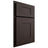 Shiloh Cabinetry Partial Overlay Hartford White Oak Plain Cut Morel Door