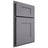 Shiloh Cabinetry Partial Overlay Hartford White Oak Quarter Sawn Cadet Door