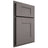 Shiloh Cabinetry Partial Overlay Hartford White Oak Quarter Sawn Flagstone Door