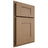 Shiloh Cabinetry Partial Overlay Hartford White Oak Quarter Sawn Natural Door