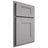 Shiloh Cabinetry Partial Overlay Hartford White Oak Quarter Sawn Stratus Door