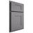 Shiloh Cabinetry Partial Overlay Hartford White Oak Rift Cut Sterling Door