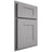 Shiloh Cabinetry Partial Overlay Hartford White Oak Rift Cut Stratus Door