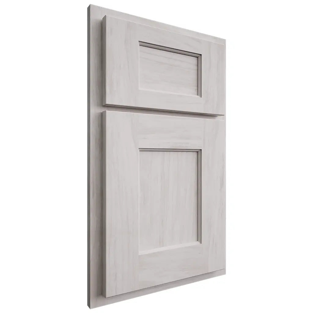 Shiloh Cabinetry Partial Overlay Heritage Alder Plain Cut Cotton Door