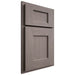 Shiloh Cabinetry Partial Overlay Heritage Alder Plain Cut Stonehenge Door