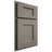 Shiloh Cabinetry Partial Overlay Heritage Alder Plain Cut Thyme Door