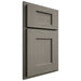 Shiloh Cabinetry Partial Overlay Heritage Alder Plain Cut Thyme Door