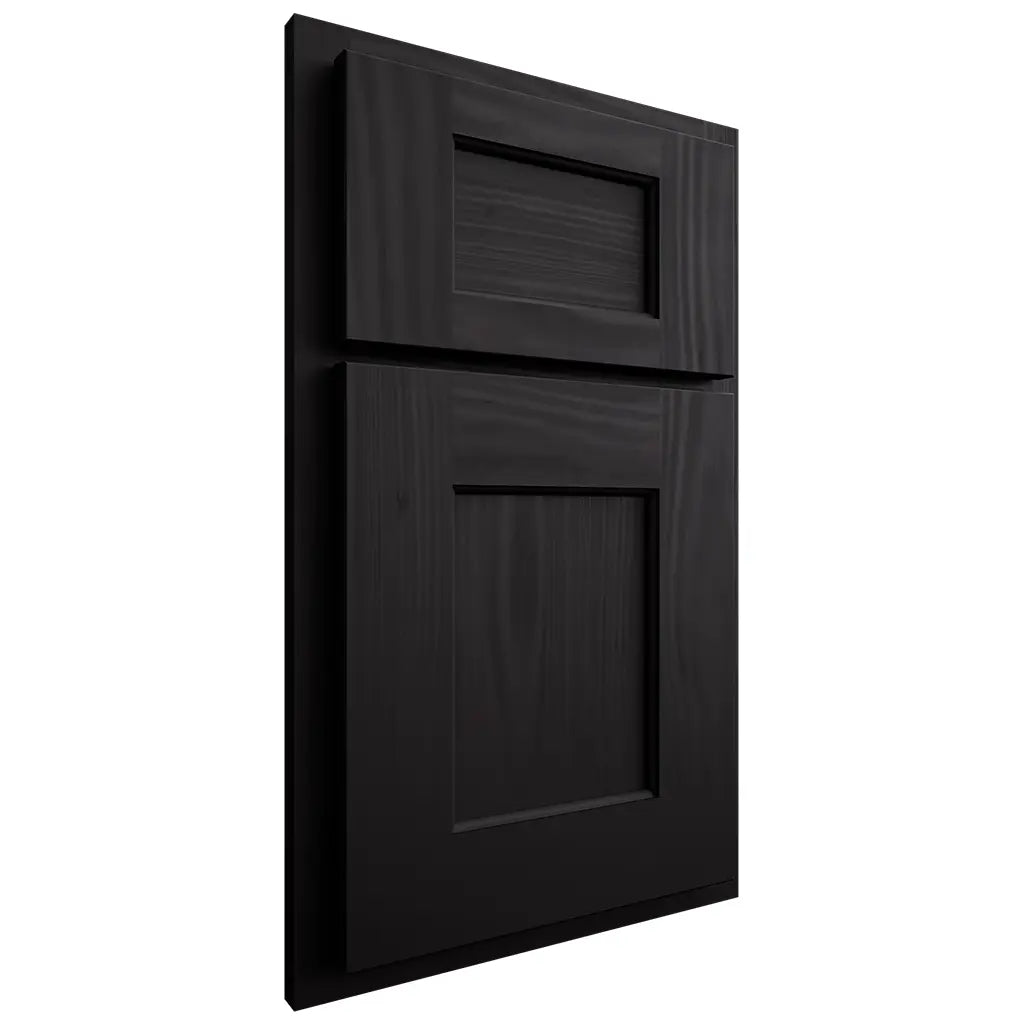 Shiloh Cabinetry Partial Overlay Heritage Cherry Plain Cut Espresso Door