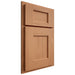 Shiloh Cabinetry Partial Overlay Heritage Cherry Plain Cut Natural Door