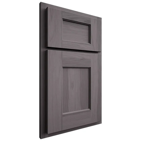 Shiloh Cabinetry Partial Overlay Heritage Hickory Plain Cut Cadet Door