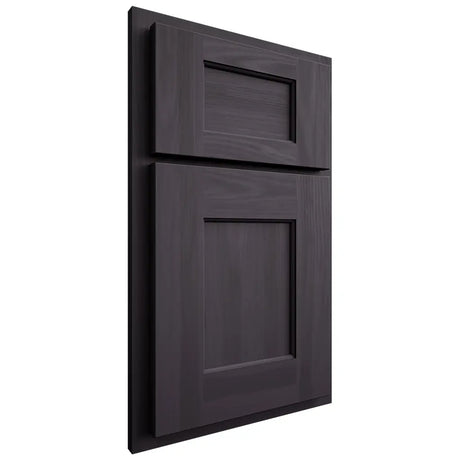 Shiloh Cabinetry Partial Overlay Heritage Hickory Plain Cut Harbor Door