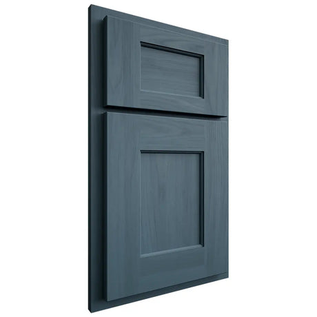 Shiloh Cabinetry Partial Overlay Heritage Hickory Plain Cut Hudson Door