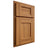 Shiloh Cabinetry Partial Overlay Heritage Hickory Plain Cut Medium Door