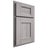 Shiloh Cabinetry Partial Overlay Heritage Hickory Plain Cut Stratus Door