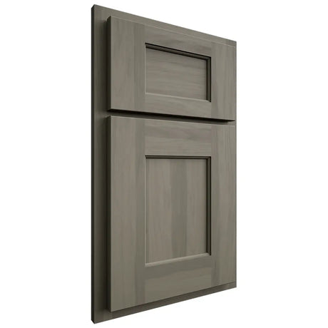 Shiloh Cabinetry Partial Overlay Heritage Hickory Plain Cut Thyme Door