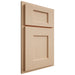 Shiloh Cabinetry Partial Overlay Heritage Maple Plain Cut Natural Door