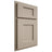Shiloh Cabinetry Partial Overlay Heritage Maple Plain Cut Pebble Door