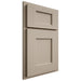 Shiloh Cabinetry Partial Overlay Heritage Maple Plain Cut Pebble Door