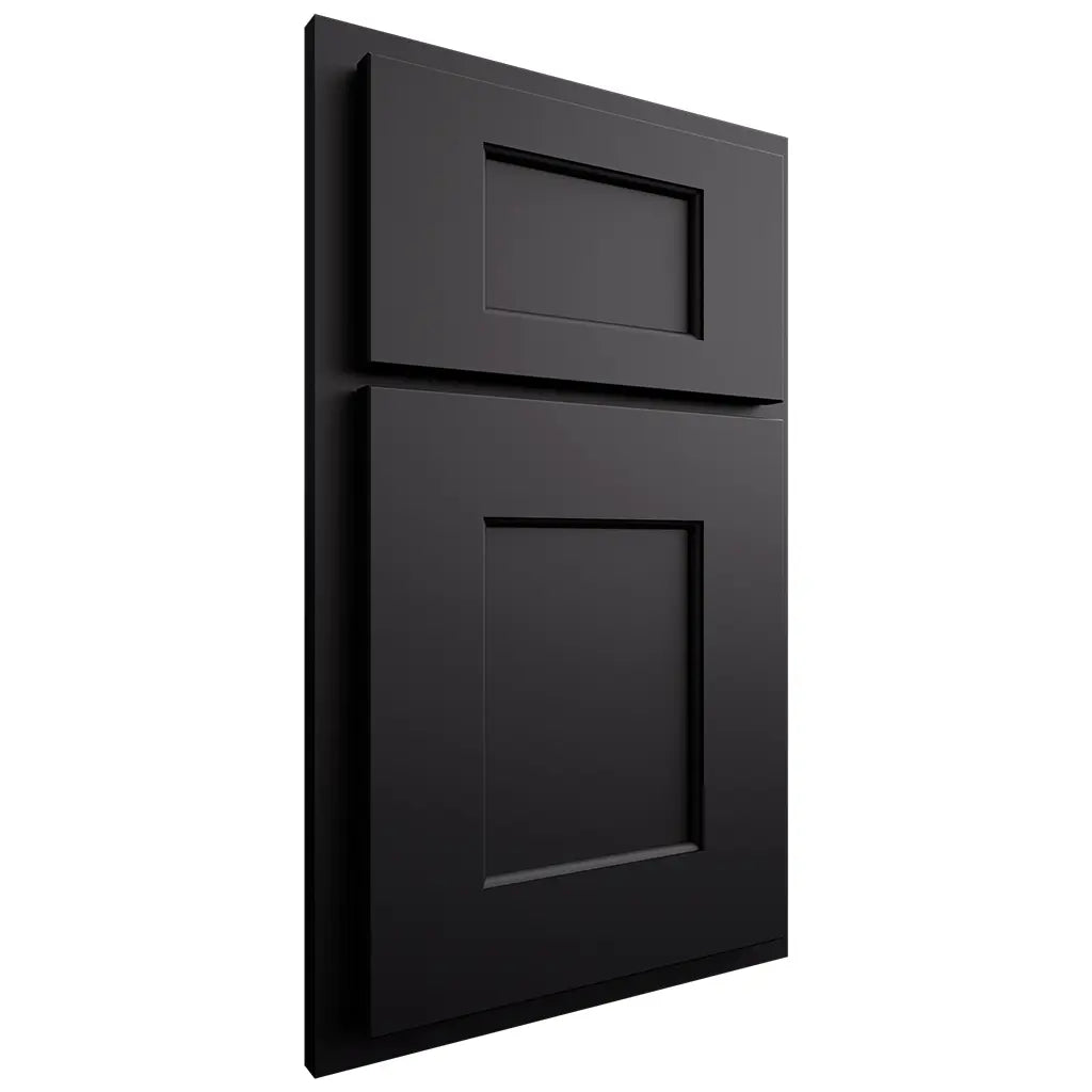 Shiloh Cabinetry Partial Overlay Heritage Paintable Black Door