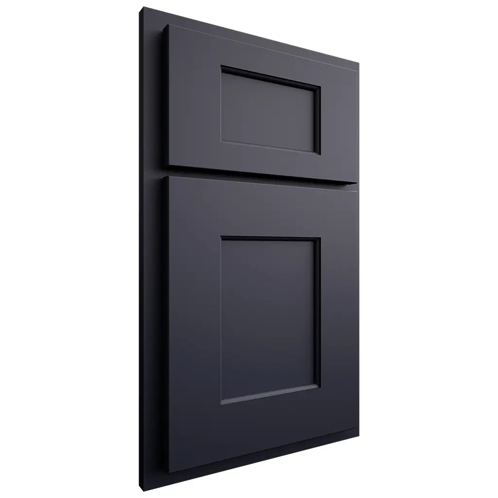 Shiloh Cabinetry Partial Overlay Heritage Paintable Hale Navy Door