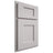 Shiloh Cabinetry Partial Overlay Heritage Paintable Light French Gray Door