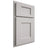 Shiloh Cabinetry Partial Overlay Heritage Paintable Mindful Gray Door