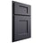 Shiloh Cabinetry Partial Overlay Heritage Paintable Outerspace Door