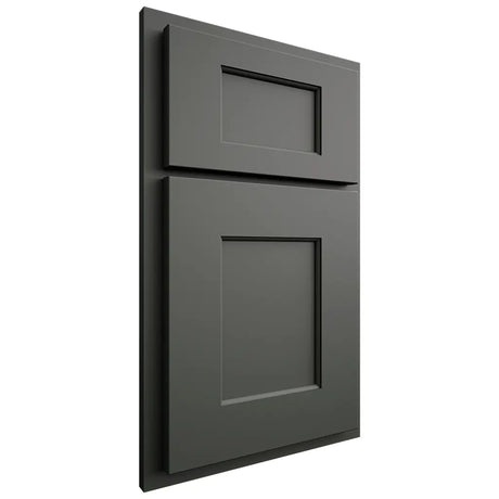 Shiloh Cabinetry Partial Overlay Heritage Paintable Pewter Green Door