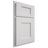 Shiloh Cabinetry Partial Overlay Heritage Paintable Pure White Door