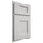 Shiloh Cabinetry Partial Overlay Heritage Paintable Repose Gray Door