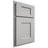 Shiloh Cabinetry Partial Overlay Heritage Paintable Unusual Gray Door